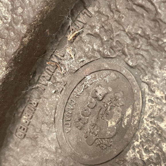 Roots Canada  Embossed Brown Leather Riding Boots, Leather Winter Boots - Picture 14 of 15